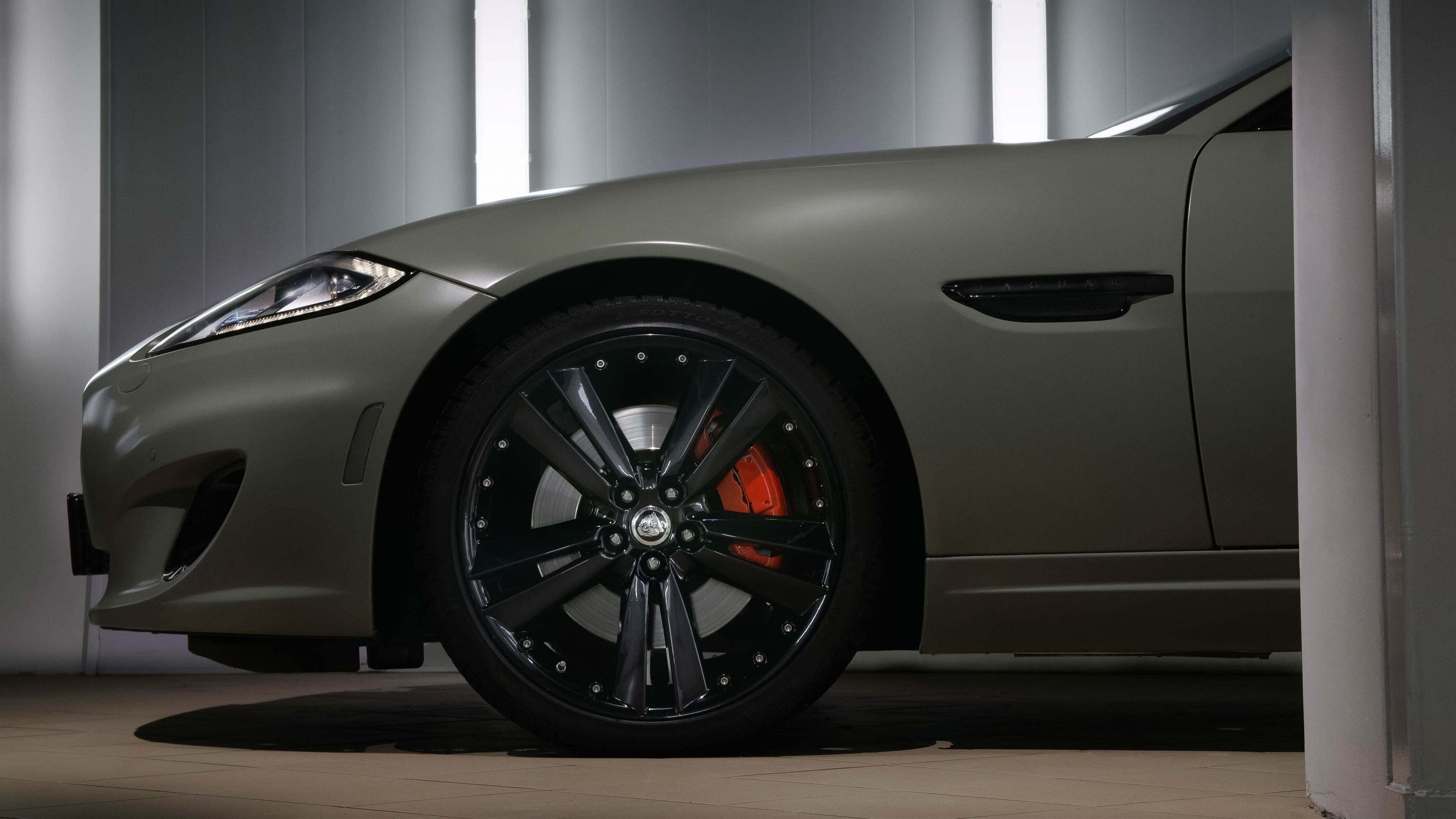 18. Jaguar xk khaki green satin