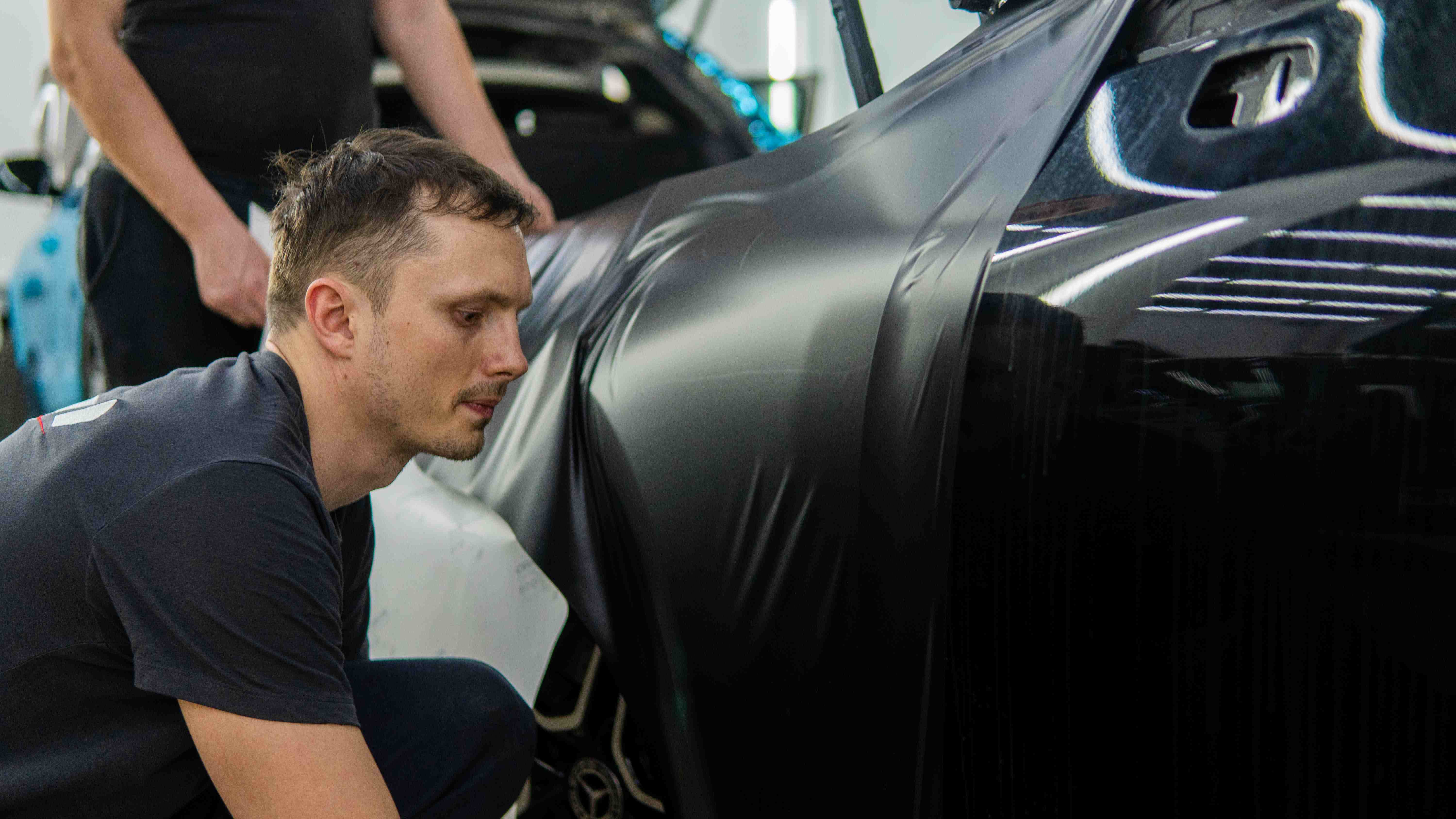 16. MB CLS Черный сатин